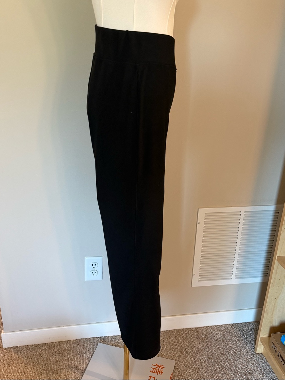Move Theology Black High Rise Wide Leg Yoga Pants Lounge Athletic Size Small - Picture 5 of 6